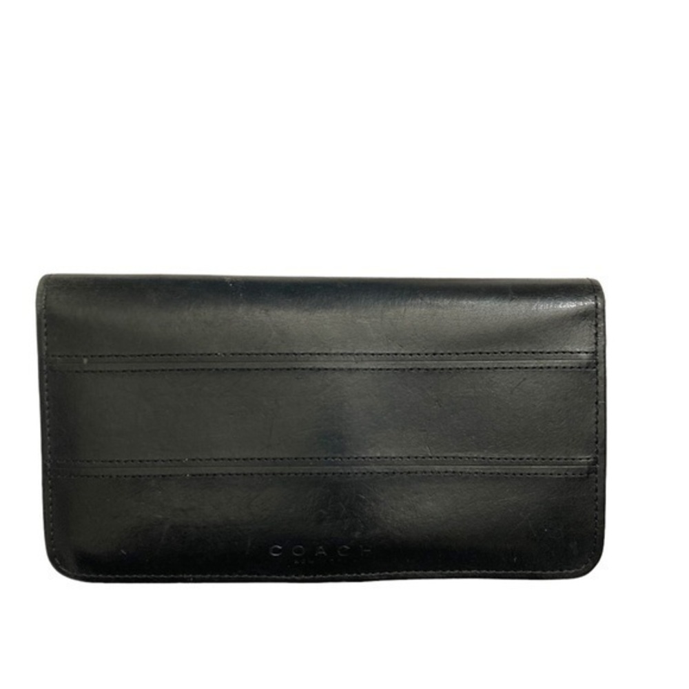 Coach vintage black leather wallet